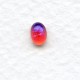 Mexican Opal Glass Cabochons 6x4mm (4)