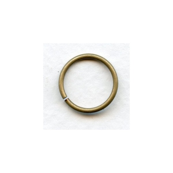 Heavy Duty Oxidized Silver Jump Rings 8.5mm (24