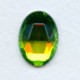 Vitrail Med Flat Back Faceted Top 18x13mm Jewelry Stone