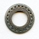 Filigree Porthole Settings Oxidized Silver 27mm (4)