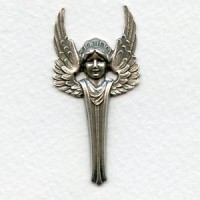 Guardian Angel Design Oxidized Silver 51mm (1)