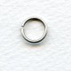 Oxidized Silver Jump Rings 10mm Round (24)