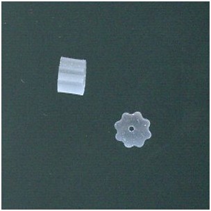 Clear Poly-Clutch Hypo-Allergenic Prevents Earring Loss (24)