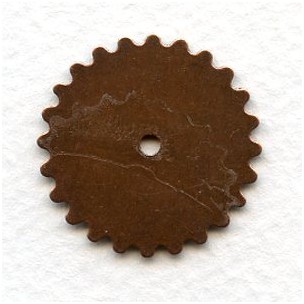 ^Steampunk Wheels Oxidized Copper 25mm