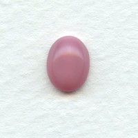 ^Rose Moonstone Glass Oval Cabochons 10x8mm