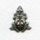 Frog Stampings Oxidized Silver 19x17mm (6)