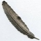 Feather Stamping Oxidized Silver 115mm (1)