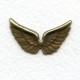 Small Wings Oxidized Brass 29mm