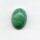 Jade Green Glass Cabochon 18x13mm