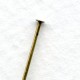 Standard 21 Gauge Head Pins 2 Inches Oxidized Brass (100)