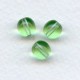 ^Smooth European Glass Druk Beads Peridot 8mm