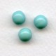 Turquoise Smooth Glass Round 8mm Beads