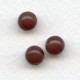 Carnelian Smooth Round Glass 8mm Beads