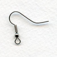 Large Classic Fish Hook Earring Findings in Stainless Steel (24)