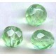 ^Peridot Fire Polished Round Faceted Beads 8mm