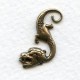 Chinese Dragons 20mm Oxidized Brass (2)