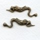 Chinese Dragons 39mm Oxidized Brass (1 Set)