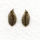 Favorite Leaves 12mm Smaller Size Oxidized Brass (12 pairs)