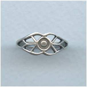 Filigree Design Finger Ring Oxidized Silver (1)