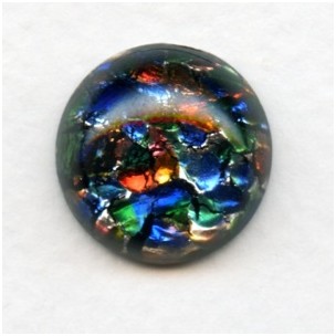Multi-Color Black Opal Glass Stone 18mm (1)