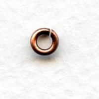 Heavy 18 Gauge 4.4mm Round Jump Rings Oxidized Copper (50)