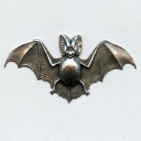 Fat Bat Stamping Oxidized Silver 71mm (1)