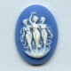 ^Three Muses Cameo White on Blue 40x30mm (1)
