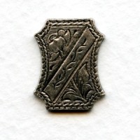 ^Royal Crest Oxidized Silver Medallion 18x14mm (4)