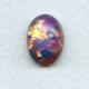 Pink Glass Opal 14x10mm Cabochon Handmade in Germany