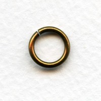Round Jump Rings 11mm Oxidized Brass 14G (24)