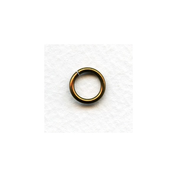 Heavy Duty Oxidized Silver Jump Rings 8.5mm (24