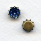 ^Tiffany Set Swarovski Austrian Crystals 35SS Sapphire (6)