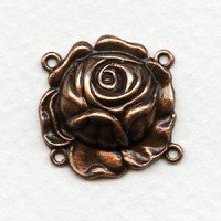 ^The Rose Connector with 4 Loops Oxidized Copper (6)