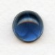 Montana Blue Swirls 13mm Glass Cabochon (1)