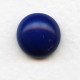 Lapis Blue Opaque Glass Cabochons 13mm (4)