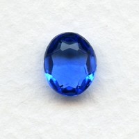 ^Sapphire Glass Oval Unfoiled Jewelry Stones 10x8mm
