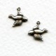 Baby Sparrow's First Flight Oxidized Silver (6 pairs)