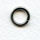Round Jump Rings 11mm Oxidized Silver 14G (24)