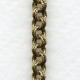 Double Cable Chain Antique Gold Plated Brass