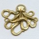 Large Octopus Raw Brass Stamping 63mm (1)