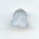 Lucite Bell Shape Flower Beads Matte 14x12mm (6)