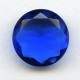 Sapphire Glass Round 25mm Unfoiled Jewelry Stone (1)