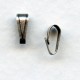 Small Bails Oxidized Silver 8mm