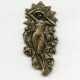 Flowing Goddess Repousse 53mm Oxidized Brass
