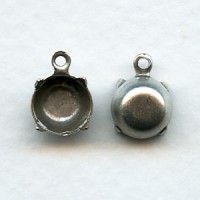 Round Settings 39ss Oxidized Silver (12)