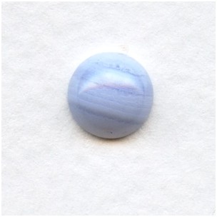 Blue Lace Agate Gemstone Cabochons 9mm Round