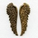 Spectacular Wings Oxidized Brass 52mm Tall (1 set)