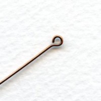 Eye Pins Oxidized Copper 2 Inch Standard (100)