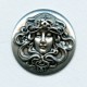 Repoussage Maiden Cameo 35mm Oxidized Silver (1)