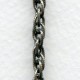 Rope Chain Sterling Silver Plated Brass (3 ft)